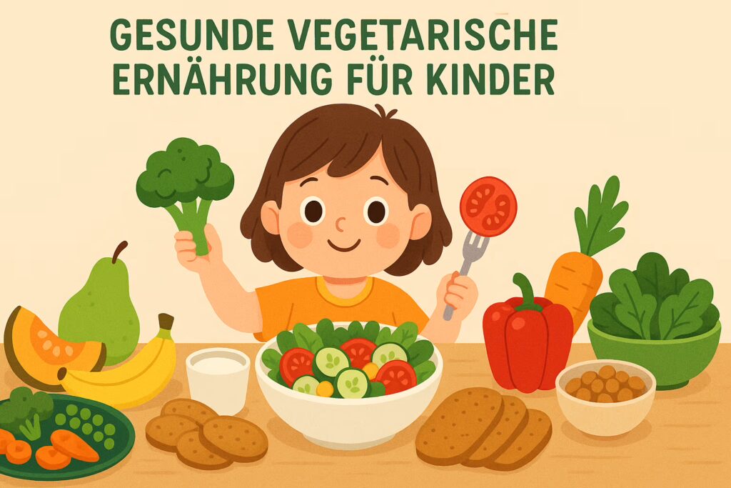 Gesunde vegetarische Ernährung für Kinder